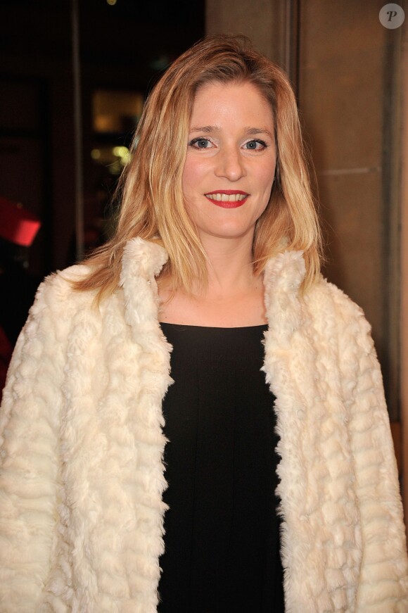 Natacha Régnier lors du gala Enfance Majuscule, salle Gaveau à Paris le 10 mars 2014