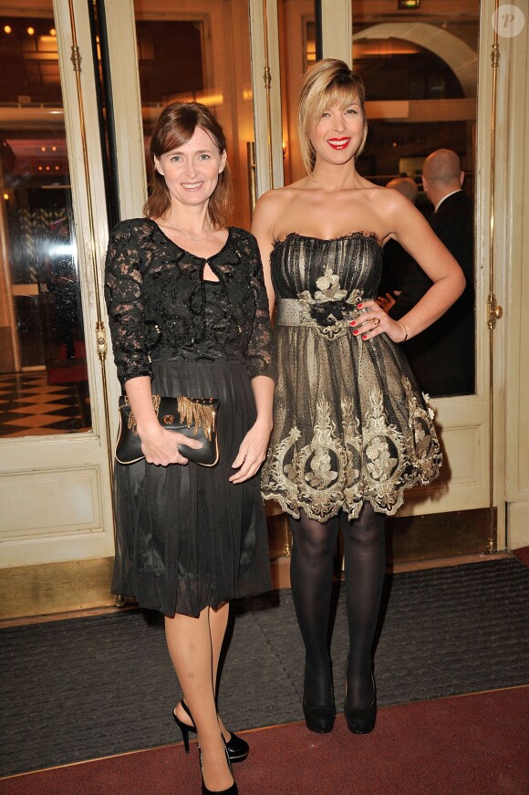 Annabelle Milot et Eléonore Boccara lors du gala Enfance Majuscule, salle Gaveau à Paris le 10 mars 2014