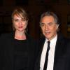 Richard Berry et sa compagne Pascale Louange lors du gala Enfance Majuscule, salle Gaveau à Paris le 10 mars 2014