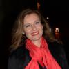 Valérie Trierweiler lors du défilé Yves Saint Laurent à Paris le 3 mars 2014