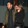 Jennifer Aniston et Justin Theroux à la sortie du restaurant Locande Verde à New York, le 11 mars 2014.