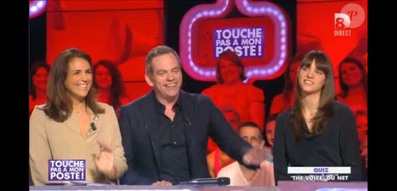 Valérie Benaïm et Garou dans Touche pas à mon poste, le vendredi 14 mars 2014 sur D8.