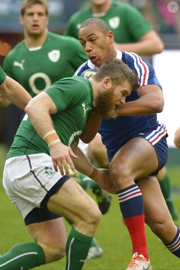 Match de rugby France-Irlande dans le cadre du tournoi des six nations, au Stade de France, à Saint-Denis. Le 15 mars 2014