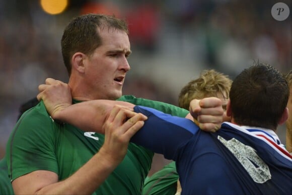 Match de rugby France-Irlande dans le cadre du tournoi des six nations, au Stade de France, à Saint-Denis. Le 15 mars 2014