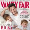 Ricky Martin et ses jumeaux pour Vanity Fair Espagne, numéro d'avril 2012.