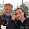 Nelson Monfort et Philippe Candeloro à Paris en décembre 2011.