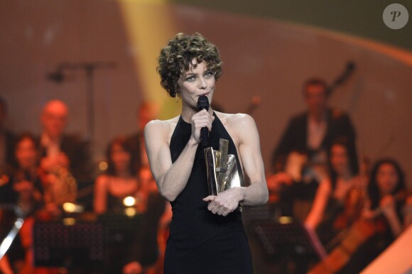 Vanessa Paradis lors des 29e édition des Victoires de la Musique à Paris le 14 février 2014