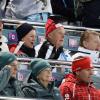 Le roi Harald V et la reine Sonja de Norvège aux JO de Sotchi le 19 février 2014