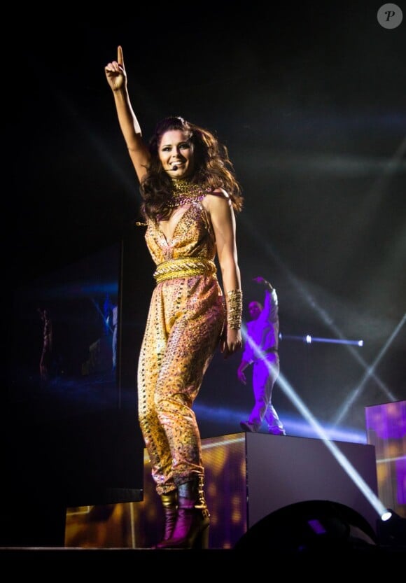 Cheryl Cole le 3 octobre 2012 lors de son concert à Belfast