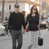 Bruce Willis et sa femme Emma Heming à Beverly Hills le 14 février 2014