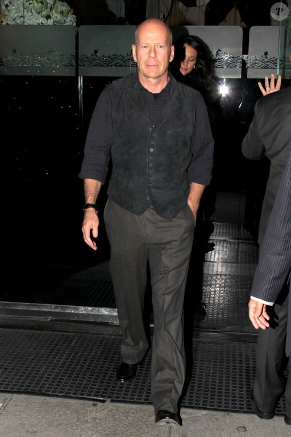 Bruce Willis à Los Angeles le 7 mars 2014