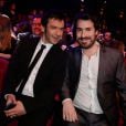 Thomas VDB et Simon Astier à la cérémonie "Les Web Comedy Awards" à Bobino. Le 21 mars 2014