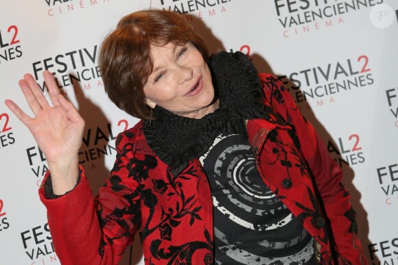 Macha Méril lors du photocall de la cérémonie de clôture du Festival 2 cinéma de Valenciennes au Gaumont Valenciennes le 22 mars 2014
