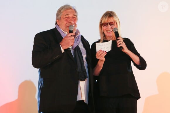 Jean-Pierre Castaldi, Chantal Ladesou lors de la cérémonie de clôture du Festival 2 cinéma de Valenciennes au Gaumont Valenciennes le 22 mars 2014