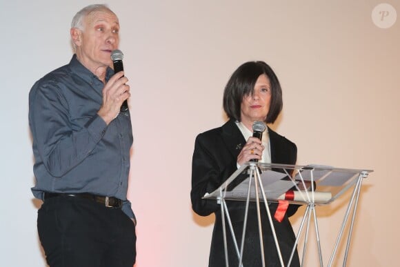 Michel Abramowicz, Catherine Breillat lors de la cérémonie de clôture du Festival 2 cinéma de Valenciennes au Gaumont Valenciennes le 22 mars 2014