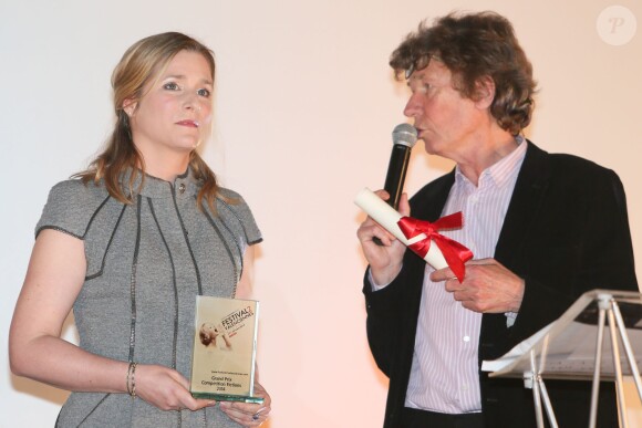 Natacha Régnier lors de la cérémonie de clôture du Festival 2 cinéma de Valenciennes au Gaumont Valenciennes le 22 mars 2014