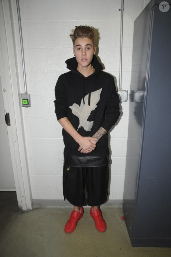 Justin Bieber lors de son arrestation à Miami, le 22 janvier 2014.