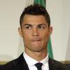 Cristiano Ronaldo avant d'être fait Grand Officier de l'ordre de l'Infante D. Henrique au palais présidentiel de Lisbonne, le 20 janvier 2014