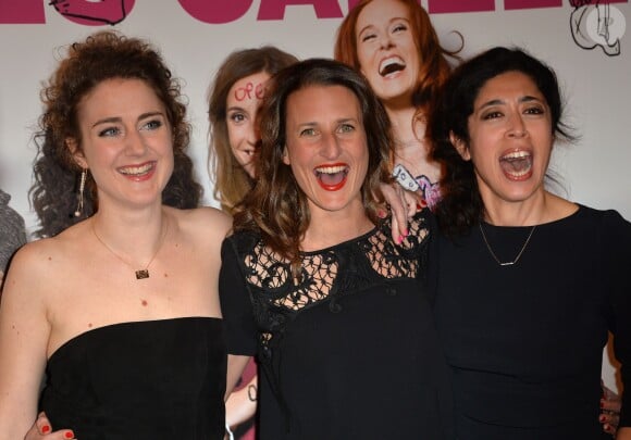 Joséphine de Meaux, Camille Cottin et Naidra Ayadi lors de l'avant-première du film "Les Gazelles" au Gaumont Opéra à Paris, le 24 mars 2014