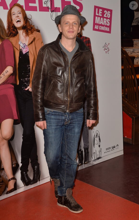 Alex Lutz lors de l'avant-première du film "Les Gazelles" au Gaumont Opéra à Paris, le 24 mars 2014