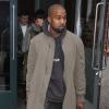 Kanye West quitte son appartement. New York, le 25 mars 2014.
