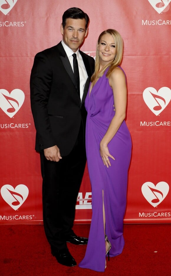 LeAnn Rimes et son mari Eddie Cibrian à Los Angeles, le 24 janvier 2014.