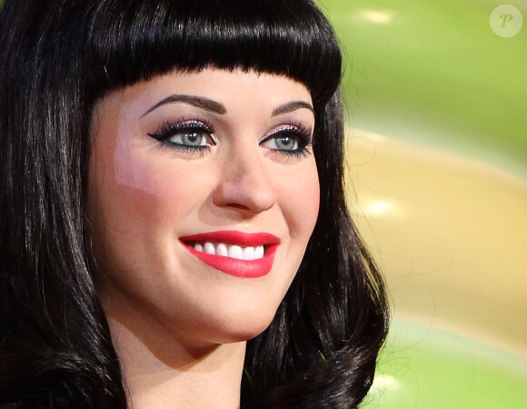 Une énième statue de cire de Katy Perry a été inaugurée au musée de Madame Tussauds à Londres. Le 2 avril 2014.