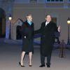 La princesse Charlene de Monaco, accompagnée par son mari le prince Albert, présidait le 2 avril 2014 la cérémonie d'illumination du palais princier, qui s'est couvert de bleu en soutien de la Journée mondiale de sensibilisation à l'autisme et de l'initiative ''Light it up Blue''.