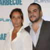 François-Xavier Demaison et sa femme Emmanuelle lors de l'avant-première du film "Barbecue" au cinéma Gaumont Opéra à Paris, le 7 avril 2014.