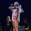 Miley Cyrus en concert à "MGM Grand Arena" à Las Vegas, le 1er mars 2014.