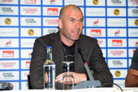 Zinédine Zidane à Berne, le 4 mars 2014.
