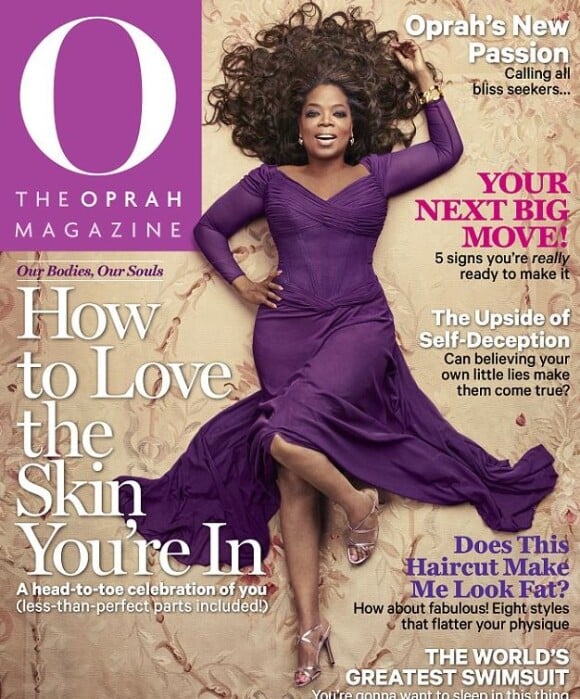 Oprah Winfrey en couverture de son magazine, édition de mai 2014.