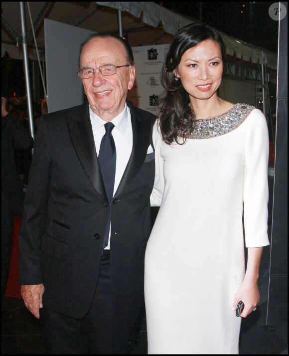 Rupert Murdoch et Wendi Murdoch à New York le 6 octobre 2007. 