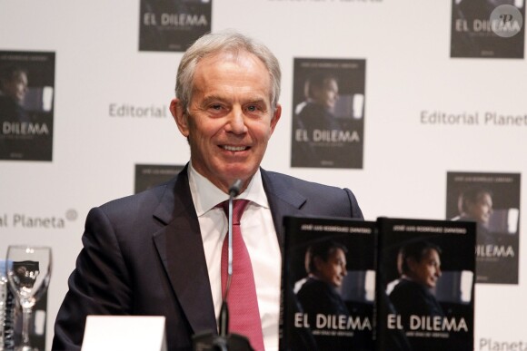Tony Blair à Madrid le 28 novembre 2013.