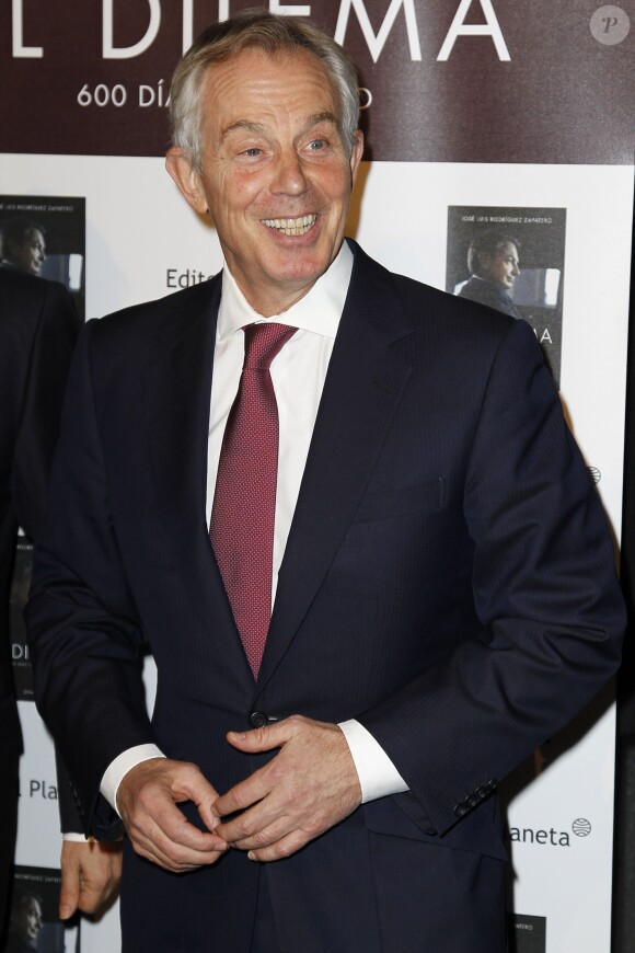 Tony Blair à Madrid le 28 novembre 2013. 