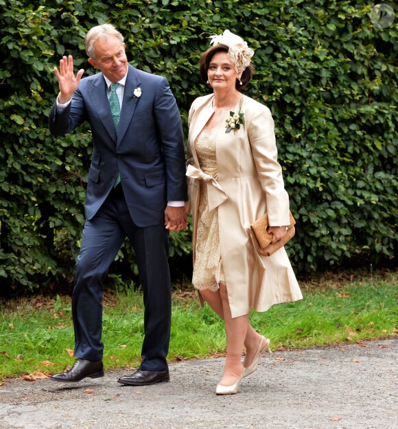 Tony Blair et Cherie Blair à Wooten Underwood, le 14 septembre 2013. 