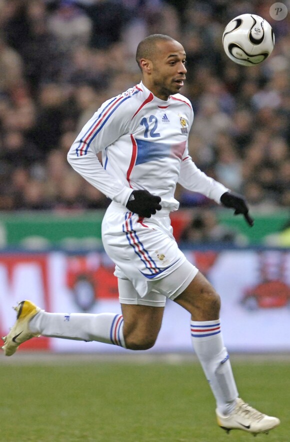 Thierry Henry le 1er mars 2006 au Stade de France à Saint-Denis