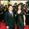 Mike Myers et sa première épouse Rubin Ruzan en 2004 au Festival de Cannes pour Shrek 2
