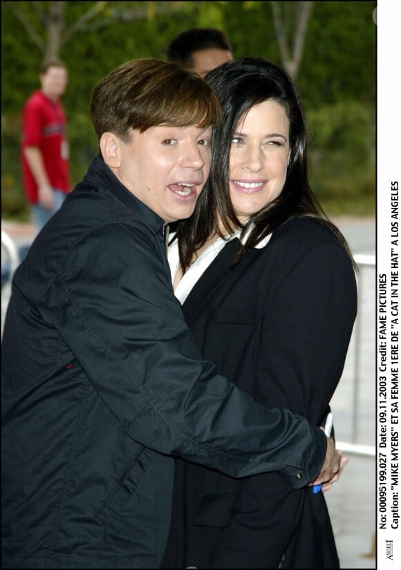 Mike Myers et sa première épouse, Rubin Ruzan, en 2003 lors de la première de The Cat in the Hat à Los Angeles