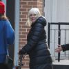 Kelly, épouse de Mike Myers, enceinte de leur second enfant, dans les rues de New York en janvier 2014. Leur second enfant, une petite Sunday, est né le 11 avril 2014