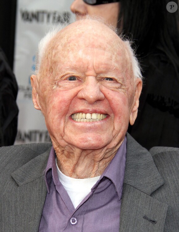 Mickey Rooney à Hollywood, le 12 avril 2012.