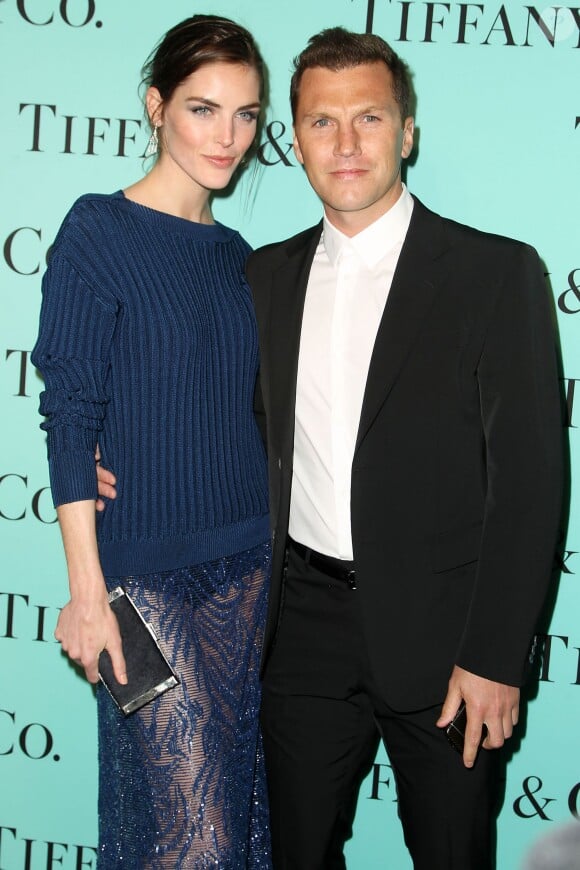 Sean Avery et Hilary Rhoda lors de la soirée Tiffany & Co au musée Guggenheim à New York, le 10 avril 2014.