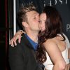 Nick Carter et Lauren Kitt à la soirée Coed Bachelor & Bachelorette au Ghostbar à Las Vegas le 8 février 2014