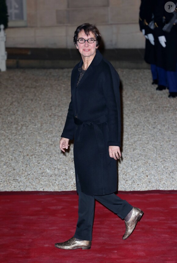 Valérie Fourneyron - Diner d'État en l'honneur de Mme Dilma Rousseff, Présidente de la République Fédérale du Brésil, au Palais de l'Elysée, Paris, le 11 décembre 2012