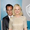 Will Arnett et Amy Poehler lors de la soirée "WB/Instyle" Post Golden Globe au Beverly Hilton de Los Angeles, le 15 janvier 2012