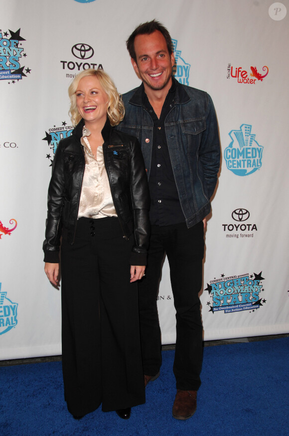 Amy Poehler et Will Arnett lors de la soirée carritative 'Night of Too Many Stars: An Overbooked Benefit for Autism Education' au Beacon Theatre de New York le 13 avril 2008