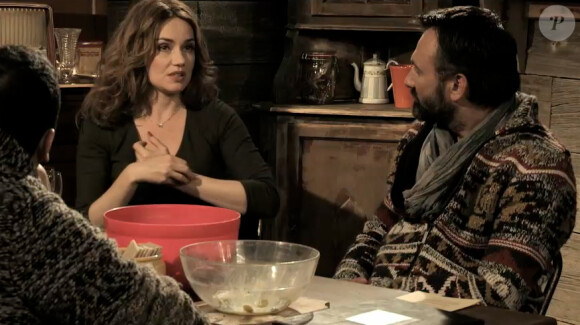 Marine Delterme et Frédéric Lopez dans La Parenthèse inattendue, sur France 2, le mercredi 16 avril 2014.