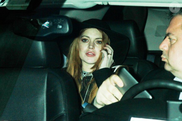 Lindsay Lohan à New York, le 9 avril 2014.