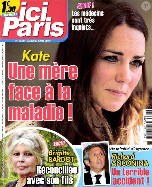 Magazine Ici Paris du 23 au 29 avril 2014.
