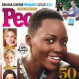  Lupita Nyong'o en couverture du magazine People qui l'a &eacute;lue plus belle femme de l'ann&eacute;e - avril 2014 